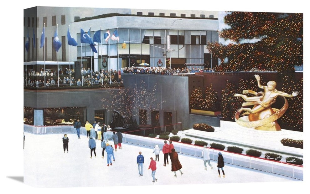 "Rockefeller Center" Artwork, 18"x12"