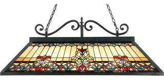 Quoizel TFBF348VB Three Light Island Chandelier Belle Fleur Vintage Bronze