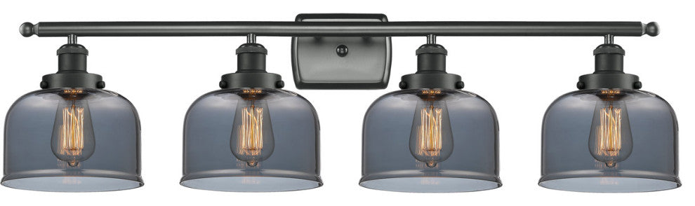 INNOVATIONS LIGHTING 916-4W-BK-G73-LED Large Bell 3 Light Bath Vanity Light