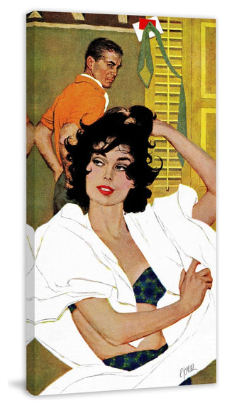 "The Husband Hunter" Painting Print on Wrapped Canvas