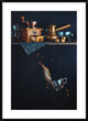 "Coffee From The Top Shelf" Framed Digital Print by Dina Belenko, 32x44"