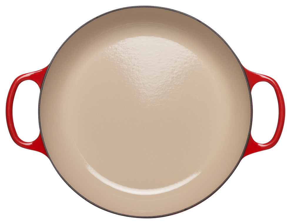 Le Creuset Signature Shallow Casserole, 30 cm, Cerise
