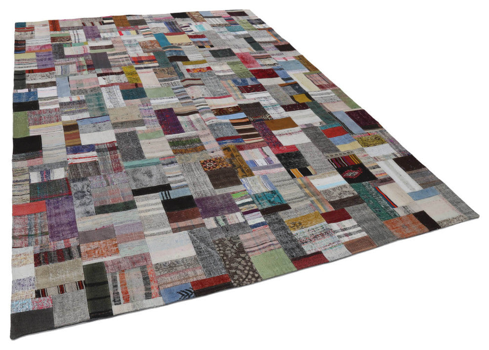 Rug N Carpet - Handmade Anatolian 9' 10'' x 13' 3'' Unique Patchwork Kilim Rug