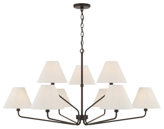 Capital Lighting 456691-713 Chadwick 9 Light 45"W Chandelier - Espresso