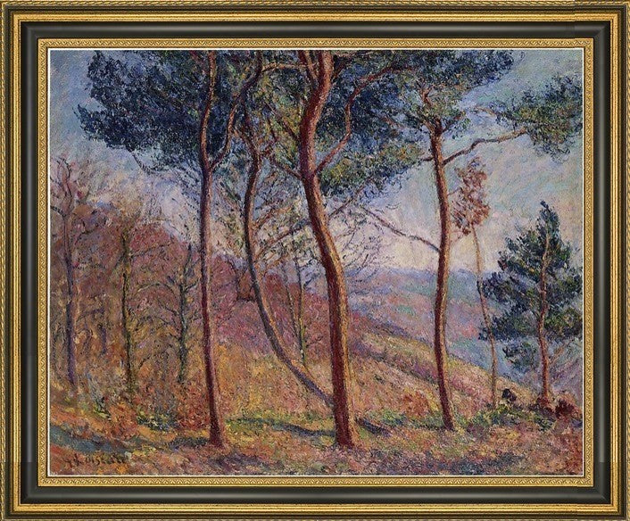 Gustave Loiseau in the Mountains Framed Premium Canvas Print, 16"x20"