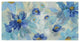 "Blue Flowers Whisper I" Digital Paper Print by Silvia Vassileva, 50"x26"