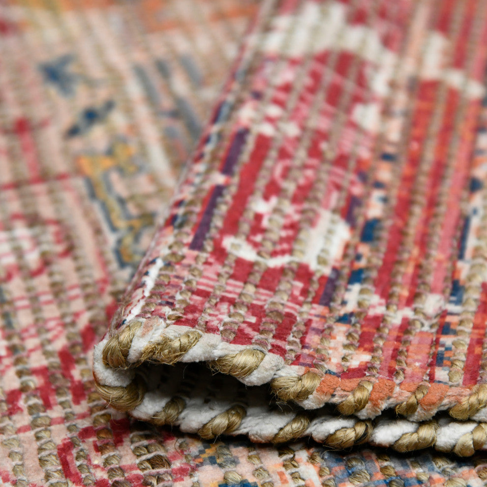 Prairie Leawood Area Rug, Pink, 2' x 3', Oriental