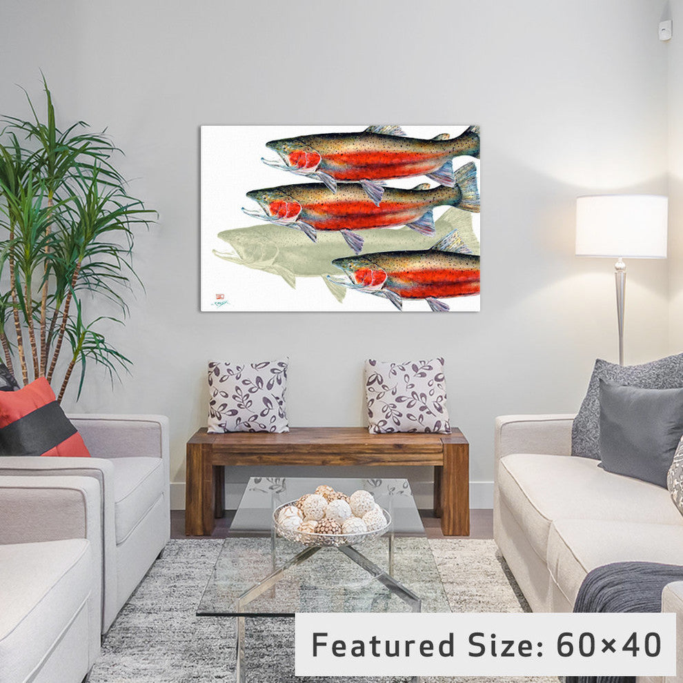 "Bloody Fish" by Dean Crouser, 26x18x1.5