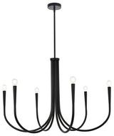 Home Living 36" Chandelier, Black