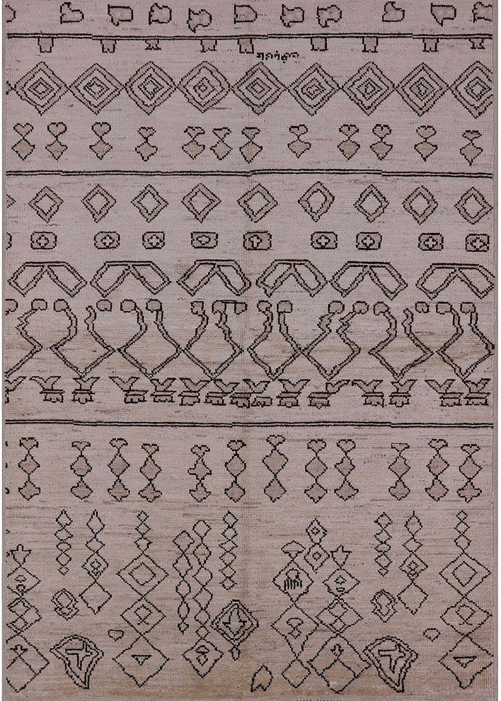 Ahgly Company Indoor Rectangle Mid-Century Modern Area Rugs, 7' x 9'