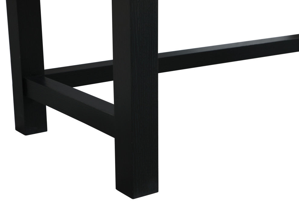 48" ADA Compliant Bathroom Vanity, Black