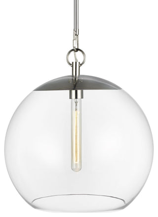 Atlantic Round Pendant, Polished Nickel
