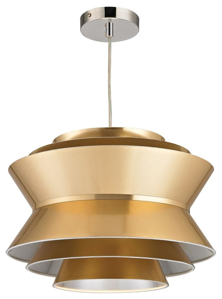 Godnik 1 Light Pendant In Gold