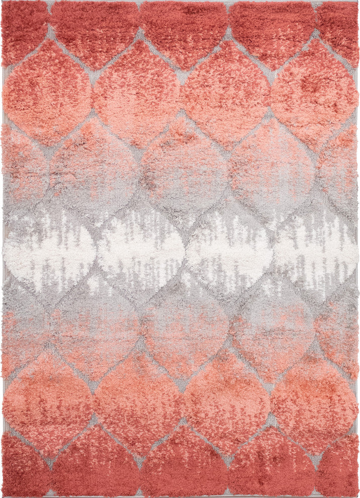 Noori Rug High-low Theron Grey/Terracotta Rug