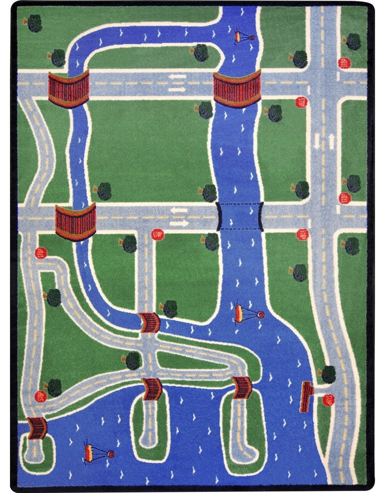 Kid Essentials Rug, Creataville, 3'10"x5'4"