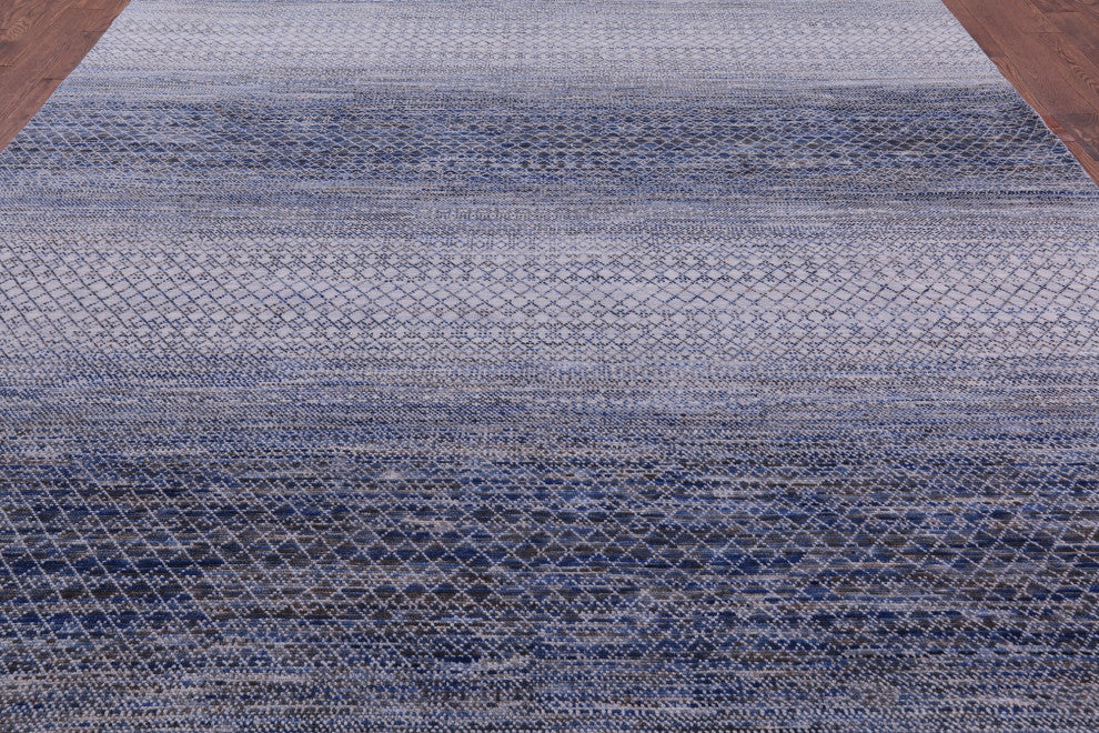 10' 0" X 14' 0" Handmade Savannah Grass Wool Rug - Q13194
