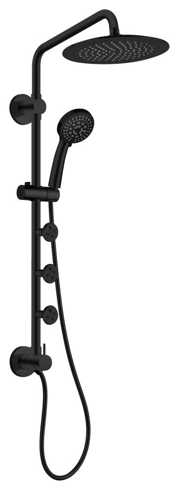 PULSE 1089-MB ShowerSpas Lanai Matte Black Shower System