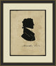 Colonial Male Silhouette 6, Giclee Reproduction Artwork
