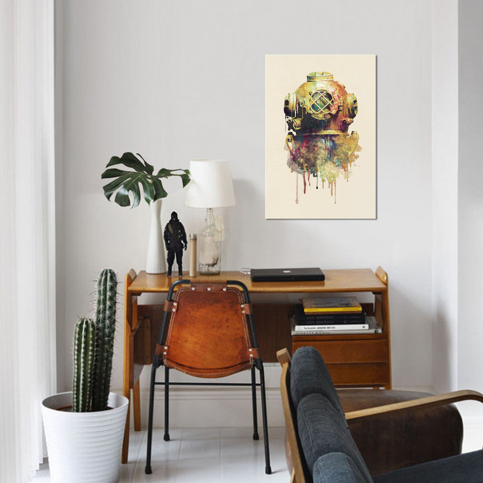 "The Diver" by Daniel Taylor, Canvas Print, 26"x18"