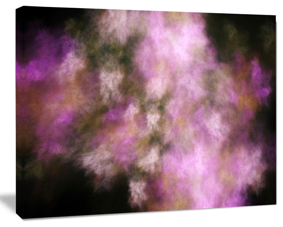 Perfect Pink Starry Sky, Abstract Canvas Art Print, 40x30