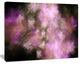 Perfect Pink Starry Sky, Abstract Canvas Art Print, 40x30