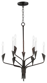 Maxim Lighting Calyx 9-Light Chandelier, Black, 24349BK