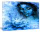 Young Woman With Closed Eyes, Portrait Canvas Art Print, 60"x28"