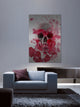 "Skull 2" UV Ink Print on Brushed  Aluminum, 24"x36"