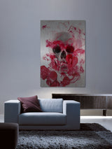 "Skull 2" UV Ink Print on Brushed  Aluminum, 24"x36"