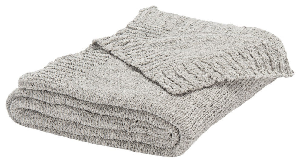Safavieh Brynna Throw, Light Grey