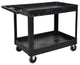 Luxor XLC11-B 2-Shelf Heavy Duty Utility cart