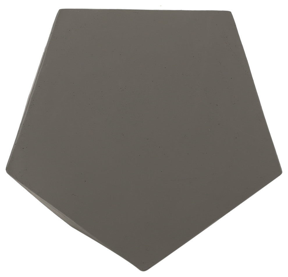 Apollo Outdoor Side Table, Light Gray