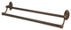Alno Double Towel Bar in Chocolate Bronze