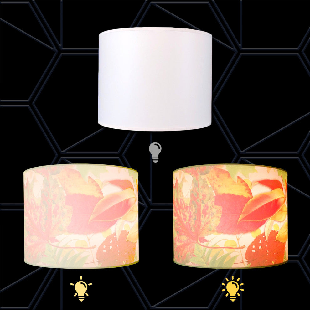 Royal Designs Modern Trendy Decorative 2-Sided Silhouette Hardback Lampshade, Au