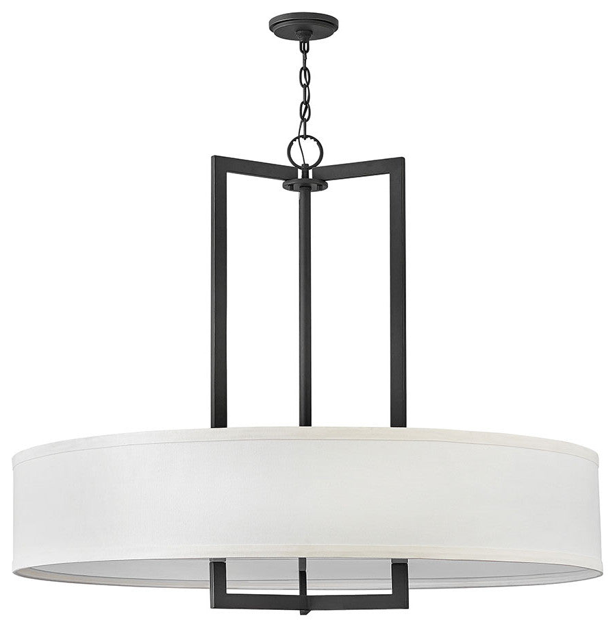 Hinkley Hampton Large Drum Chandelier, Buckeye Bronze
