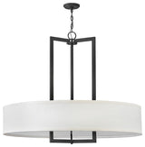 Hinkley Hampton Large Drum Chandelier, Buckeye Bronze