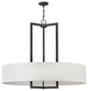 Hinkley Hampton Large Drum Chandelier, Buckeye Bronze