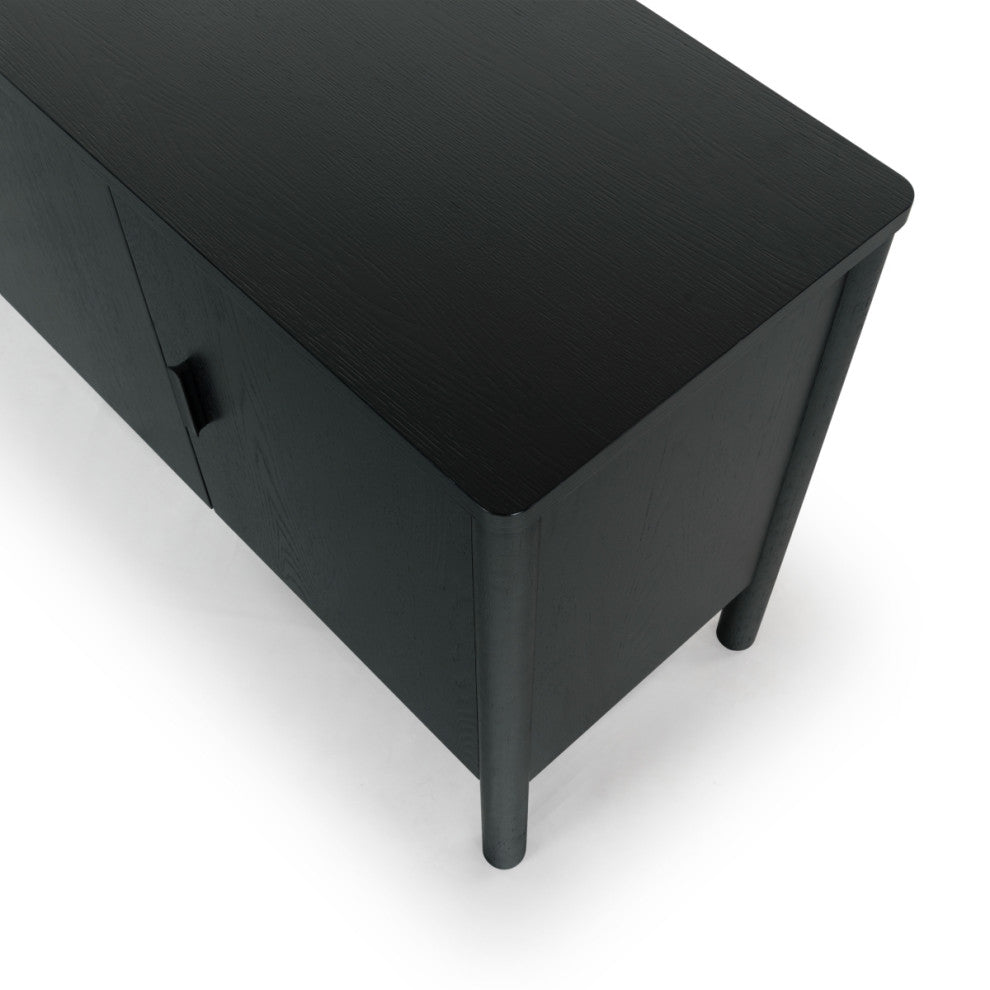 Safavieh Couture Jaylessa Wood 3 Door Sideboard, Black