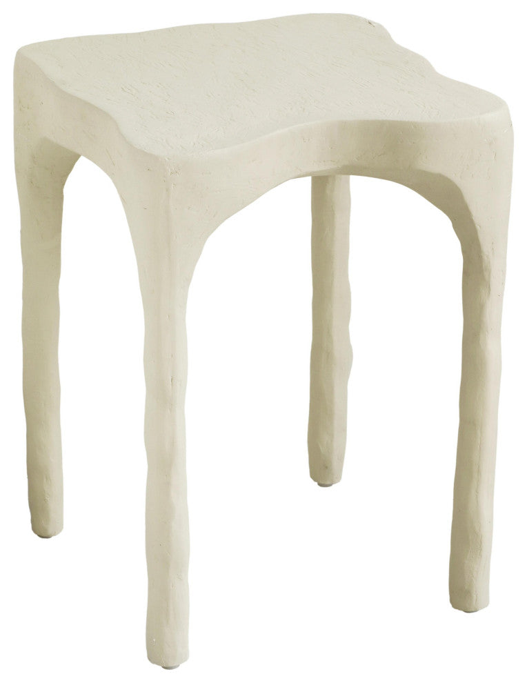 Skully Cream Textured Side Table
