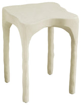 Skully Cream Textured Side Table