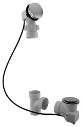 Ball Joint Head PVC Cable Drive BW&O, Polished Chrome