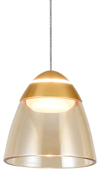 Roma 5" ETL Certified Integrated LED Height Adjustable Pendant, Black