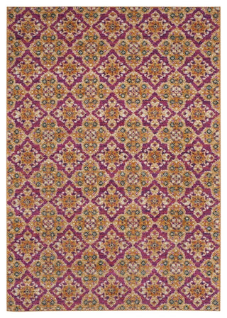 Safavieh Madison Mad605A Rug, Fuchsia/Gold, 8'x10'