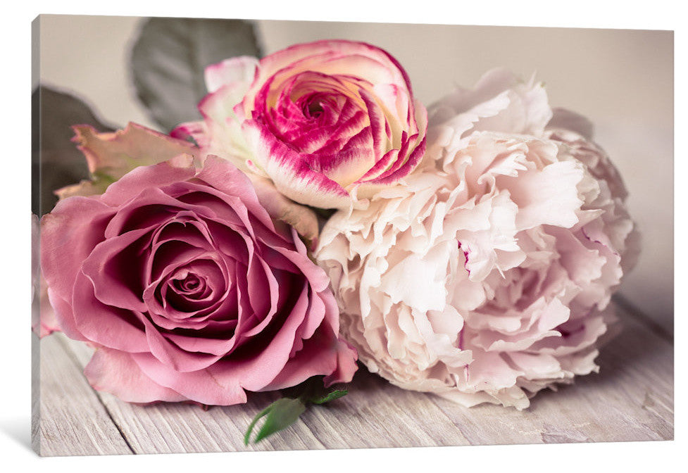 "Bouquet" Wrapped Canvas Art Print, 26x18x1.5