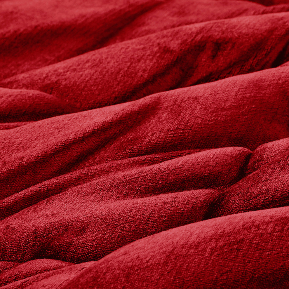 Woolrich Alton Plush to Sherpa Winter Comforter Set, Red, King