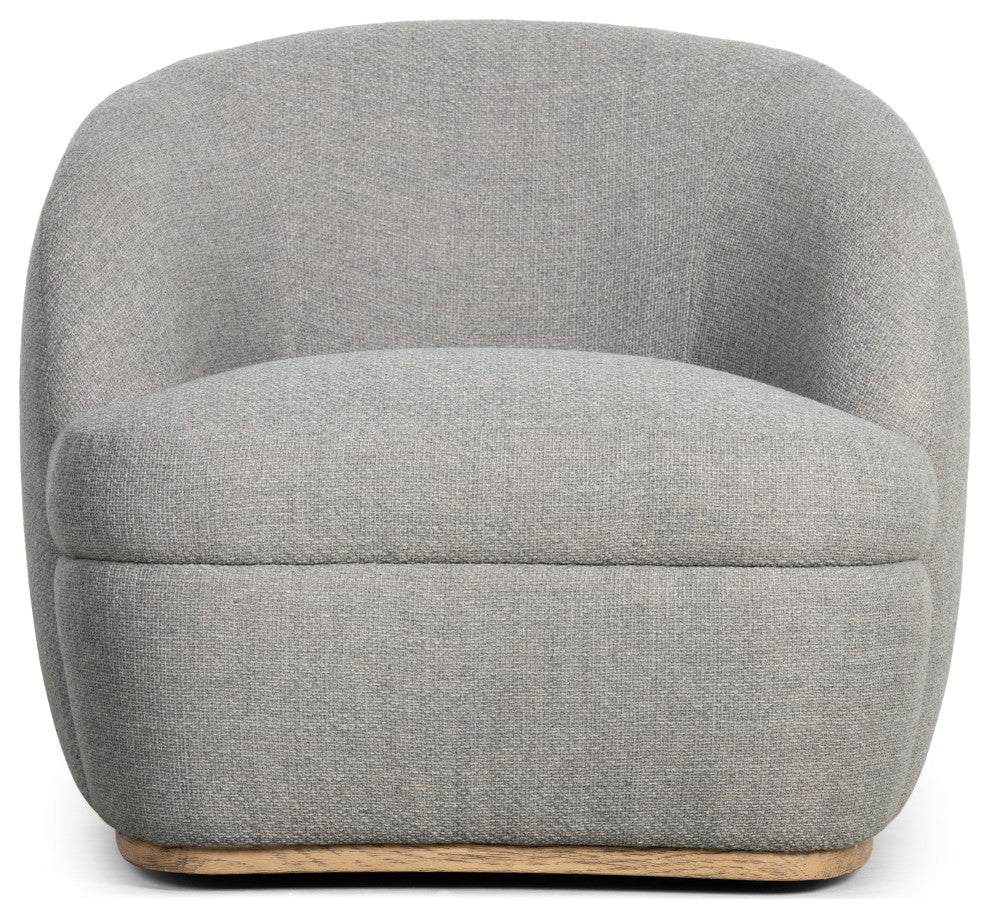 Sandie Swivel Chair-Gibson Silver