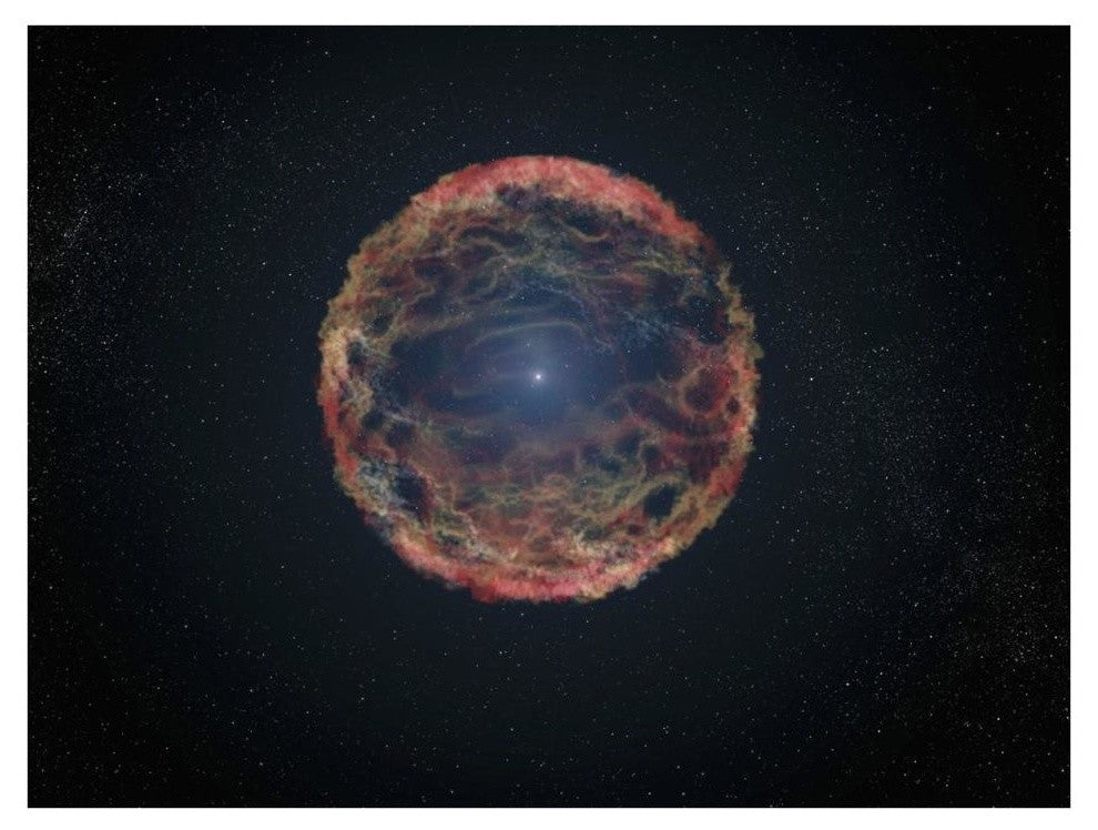 "Artist's Impression of Supernova 1993J" Digital Paper Print by NASA, 34"x26"