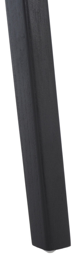 Safavieh Adah Leather Bar Stool, Black