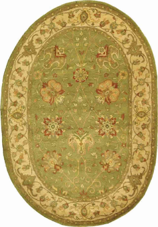 Safavieh Antiquities AT21D 6'' Round Sage Rug