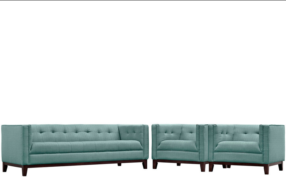 Modern Laguna Serve Living Room, 3-Piece Set